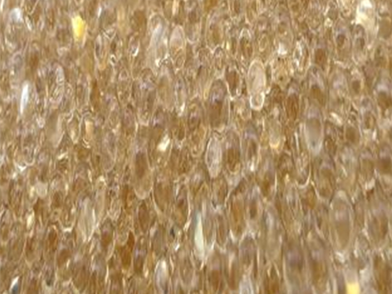 Gel cation exchange resin